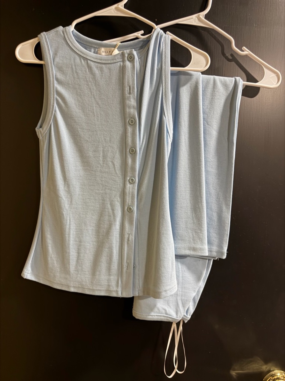 Light Blue Pencil Skirt